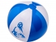 Непрозрачный пляжный мяч Bora, синий/белый - 2
