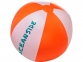 Непрозрачный пляжный мяч Bora, оранжевый/белый - 2
