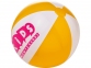 Непрозрачный пляжный мяч Bora, желтый/белый - 2