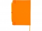 Блокнот «Prime» среднего размера с ручкой, оранжевый, полиуретан, пластик - 2