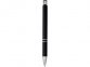 Шариковая кнопочная ручка Moneta с матовым антискользящим покрытием, черный - 2