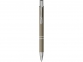 Шариковая кнопочная ручка Moneta с матовым антискользящим покрытием, темно-серый - 1