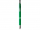 Шариковая кнопочная ручка Moneta с матовым антискользящим покрытием, зеленый - 1
