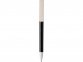 Ручка-подставка шариковая «Medan» из пшеничной соломы, черный, пшеничная солома/АБС пластик - 1