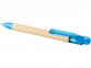 Ручка картонная шариковая «Safi», натуральный/синий, бумага/АБС пластик - 3