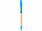 Ручка картонная шариковая «Safi», натуральный/синий, бумага/АБС пластик - 1