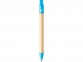 Ручка картонная шариковая «Safi», натуральный/синий, бумага/АБС пластик - 2