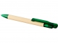 Ручка картонная шариковая «Safi», натуральный/темно-зеленый, бумага/АБС пластик - 3