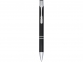 Ручка металлическая шариковая «Moneta» с анодированным покрытием, черный, корпус- алюминий, детали- АБС пластик, клип- сталь - 1