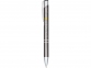 Ручка металлическая шариковая «Moneta» с анодированным покрытием, серый, корпус- алюминий, детали- АБС пластик, клип- сталь - 2