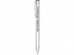 Ручка металлическая шариковая «Moneta» с анодированным покрытием, серебристый, корпус- алюминий, детали- АБС пластик, клип- сталь - 2