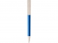Ручка-подставка шариковая «Medan» из пшеничной соломы, синий, пшеничная солома/АБС пластик - 1