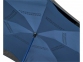 Зонт-трость «Yoon» с обратным сложением, темно-синий/черный, полиэстер/стекловолокно - 5