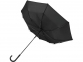 Зонт-трость «Kaia», черный, купол- полиэстер, каркас- стекловолокно, стержень- металл - 2