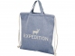 Сумка-рюкзак «Pheebs» из переработанного хлопка, 150 г/м?, синий, переработанный хлопок - 4