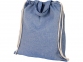 Сумка-рюкзак «Pheebs» из переработанного хлопка, 150 г/м?, синий, переработанный хлопок - 3