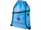 Рюкзак «Oriole» с карманом на молнии, светло-синий, полиэстер - 4