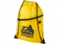 Рюкзак «Oriole» с карманом на молнии, желтый, полиэстер - 4