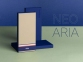 Внешний аккумулятор «NEO ARIA», 10000 mAh, оливковый/синий, пластик с покрытием soft-touch - 6