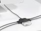 USB хаб «Mini iLO Hub», черный, АБС пластик - 1