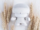 Портативная колонка «mini Xboy Eco», белый, биоразлагаемый пластик с добавлением пшеничной соломы - 2