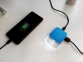 USB хаб «Mini iLO Hub», синий, АБС пластик - 5
