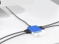 USB хаб «Mini iLO Hub», синий, АБС пластик - 1