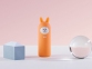 Внешний аккумулятор «NEO Rabbit Tired», 5000 mAh, оранжевый, устройство- пластик, чехол- силикон - 5