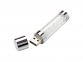 USB 2.0- флешка на 32 Гб с кристаллами, белый/серебристый - 1