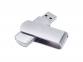 USB 3.0- флешка на 32 Гб глянцевая поворотная, серебристый/матовый - 2
