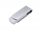 USB 2.0- флешка на 512 Мб матовая поворотная, серебристый/матовый - 1