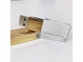 USB 2.0- флешка на 512 Мб кристалл классика, золотистый - 1