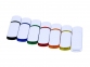 Флешка промо прямоугольной классической формы с цветными вставками, 4 Гб, белый/черный - 3