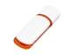 USB 3.0- флешка на 64 Гб с цветными вставками, белый/оранжевый - 2