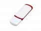 USB 3.0- флешка на 64 Гб с цветными вставками, белый/красный - 2