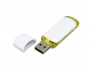 USB 3.0- флешка на 64 Гб с цветными вставками, белый/желтый - 1