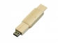 USB 2.0- флешка на 16 Гб прямоугольной формы с раскладным корпусом, белый - 2