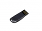 USB 2.0- флешка на 8 Гб компактная с мини чипом и овальным отверстием, антрацит - 2