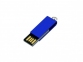 Флешка с мини чипом, минимальный размер, цветной  корпус, 8 Гб, синий - 1