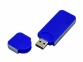 USB-флешка на 4 Гб в стиле I-phone, прямоугольнй формы, синий - 1