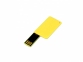 USB 2.0- флешка на 64 Гб в виде пластиковой карточки, желтый - 1