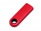 USB 2.0- флешка промо на 32 Гб прямоугольной формы, выдвижной механизм, красный/черный - 1