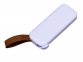 USB 3.0- флешка промо на 32 Гб прямоугольной формы, выдвижной механизм, белый - 1