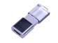 USB 2.0- флешка промо на 32 Гб прямоугольной формы, выдвижной механизм, белый - 1