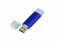 USB 2.0/micro USB- флешка на 32 Гб, синий - 2