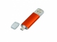 USB 2.0/micro USB- флешка на 32 Гб, оранжевый - 1