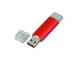 USB 2.0/micro USB- флешка на 32 Гб, красный - 2