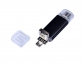 USB 2.0/micro USB/Type-C- флешка на 16 Гб, черный - 2
