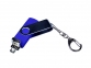 USB 2.0/micro USB/Type-C- флешка на 32 Гб c поворотным механизмом, синий - 2