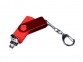 USB 2.0/micro USB/Type-С- флешка на 16 Гб 3-в-1 с поворотным механизмом, красный - 2
